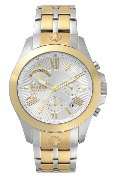 versus versace uhr clock lion|Versace watches for men.